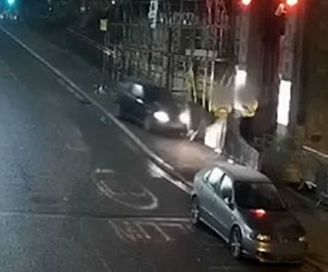 Watch – Police release CCTV footage showing moment driver ploughed into doorstaff at nightclub