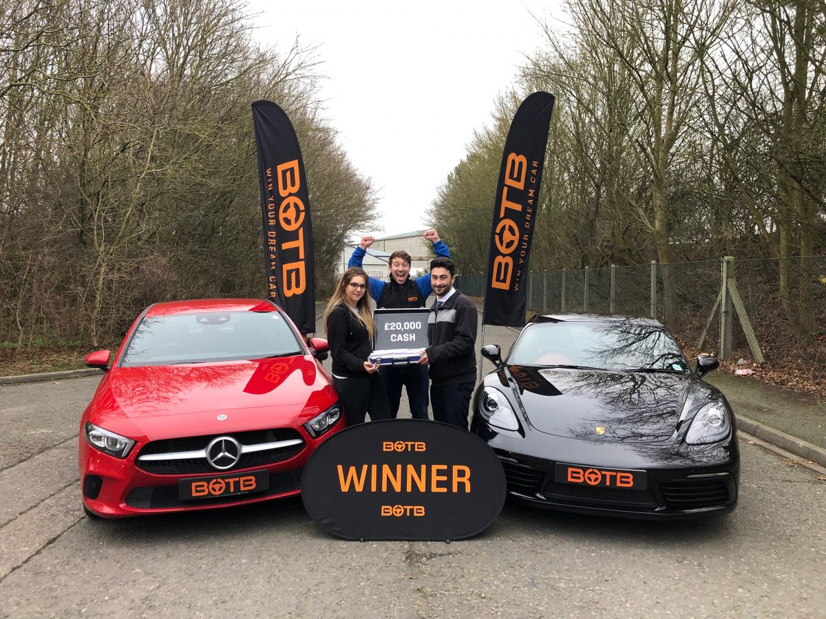 Man scoops TWO dream cars plus £20k cash prize on New Year’s Eve