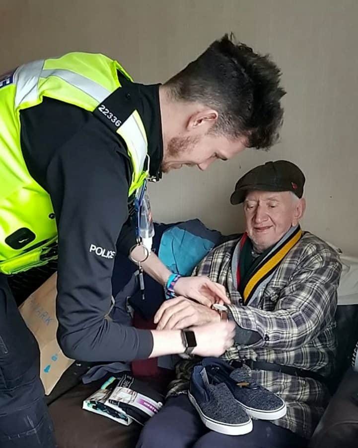 Kind-hearted community rallies round to help pensioner after police find him living in squalor