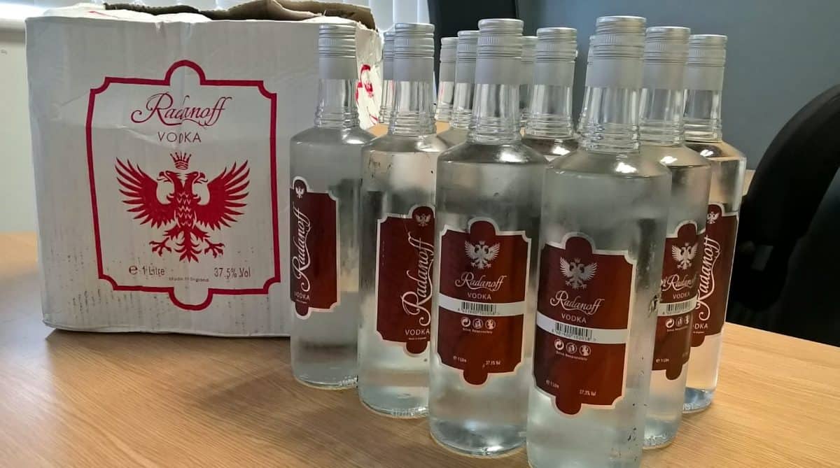 Public warned after vodka which could cause blindness or death seized