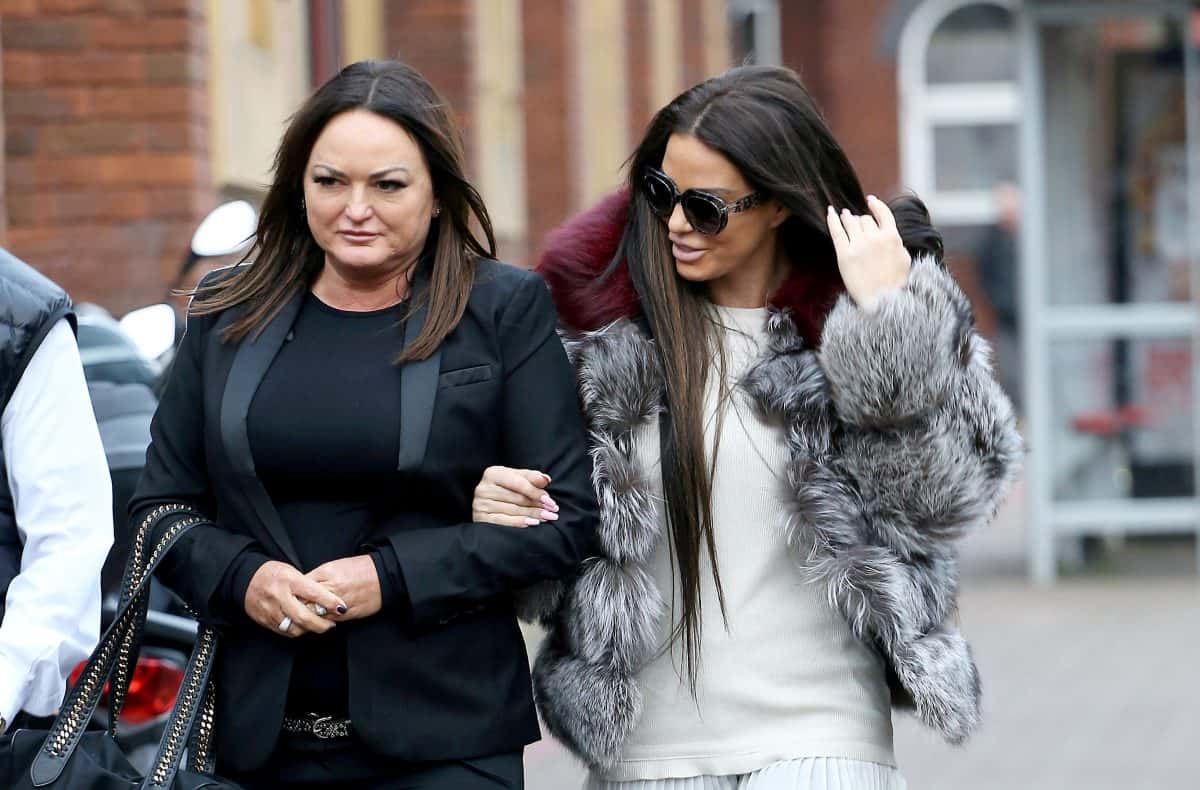 Katie Price denies being twice over limit when she crashed into parked car and bush