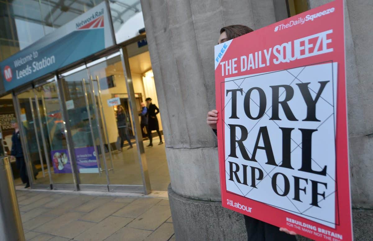 Rail firms have paid over £1 billion to shareholders in the time that fares have increased by 36%