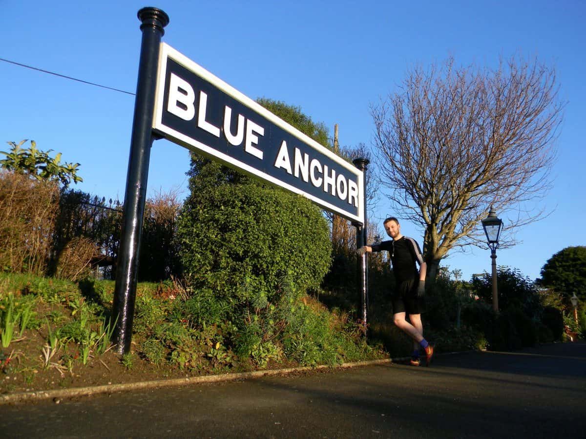 Runner beats train service along 24 mile route