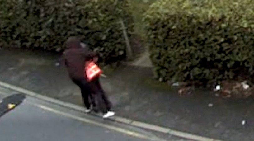 Police hunt laughing muggers filmed dragging pensioner to ground