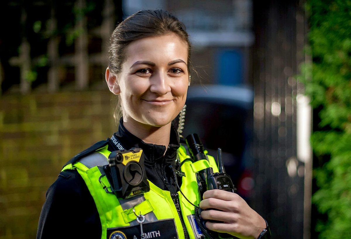 Pint-sized female cop praised for catching hulking burglar by rugby tackling him