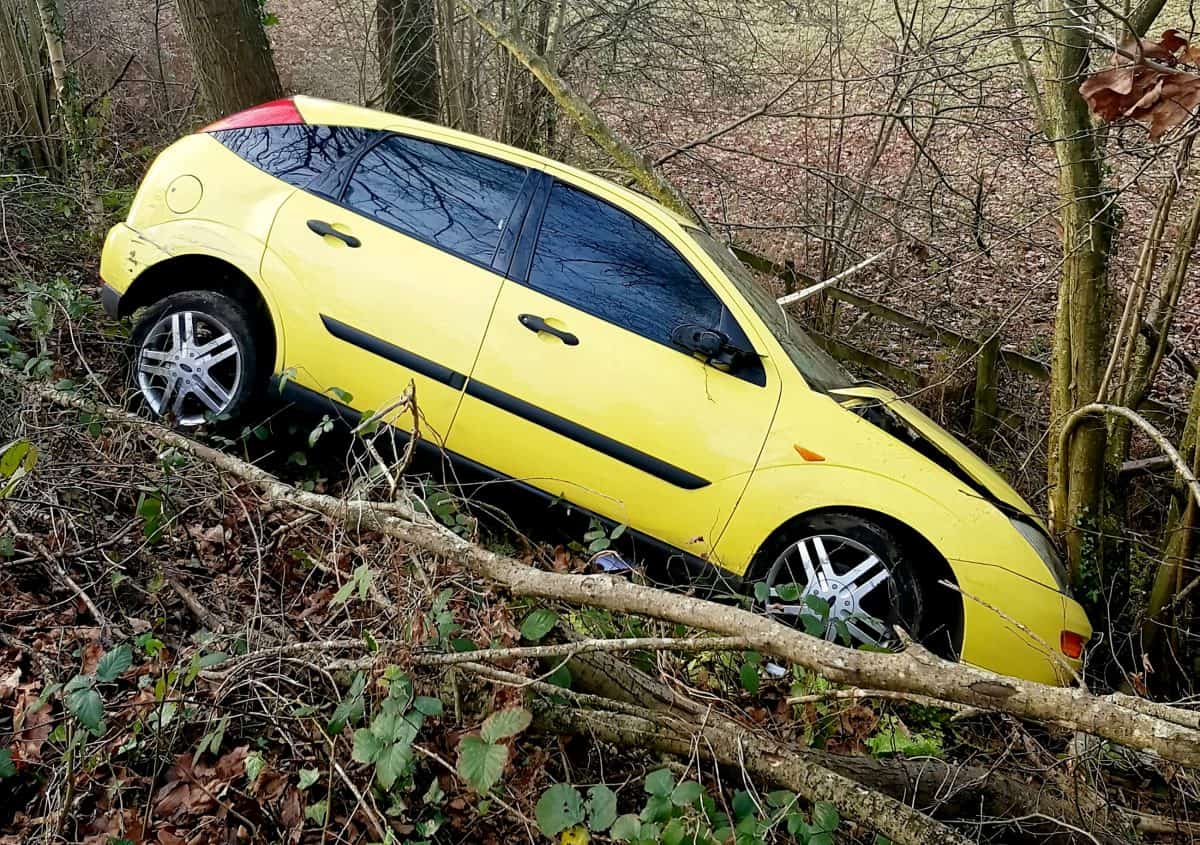 Banned driver clocked doing 95mph in 30mph zone after nicking his dad’s car before crashing
