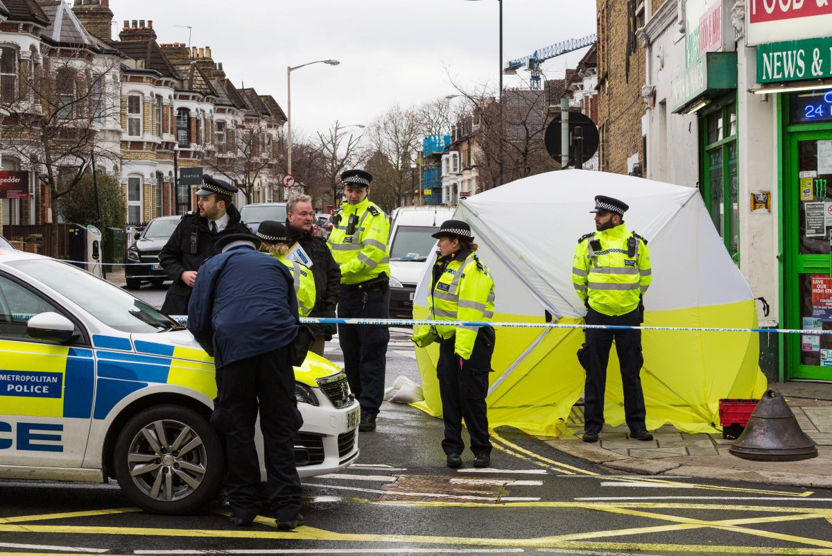 London’s fifth murder in fortnight as ‘throat slashed for refusing to give a cigarette’