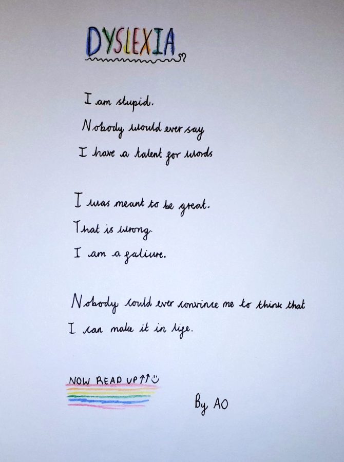 Schoolgirl’s “beautiful and powerful” poem showing the struggles of living with dyslexia