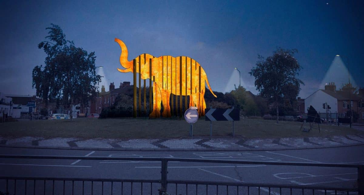 Giant £100,000 sculpture of elephant planned for roundabout branded a “waste of money”