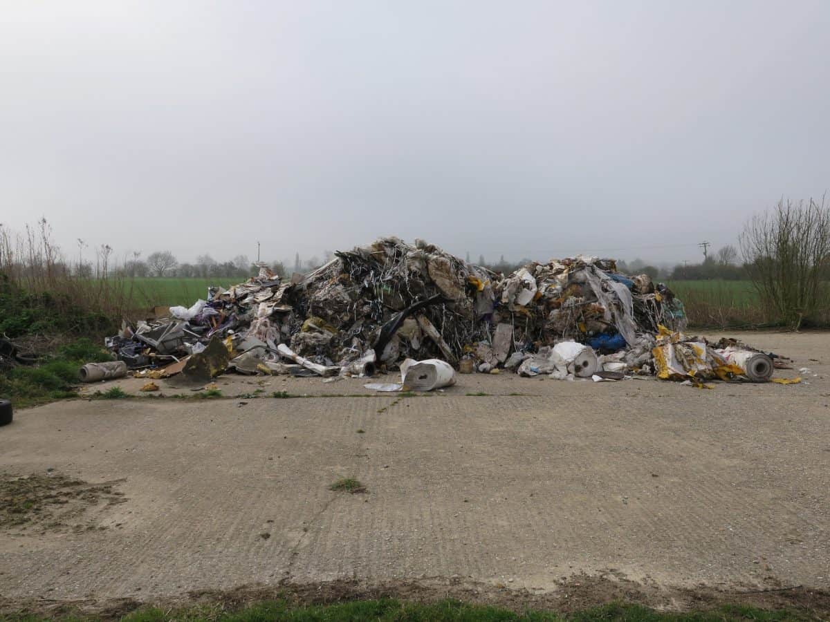 Fly-tipper jailed for dumping over 28 tonnes of waste