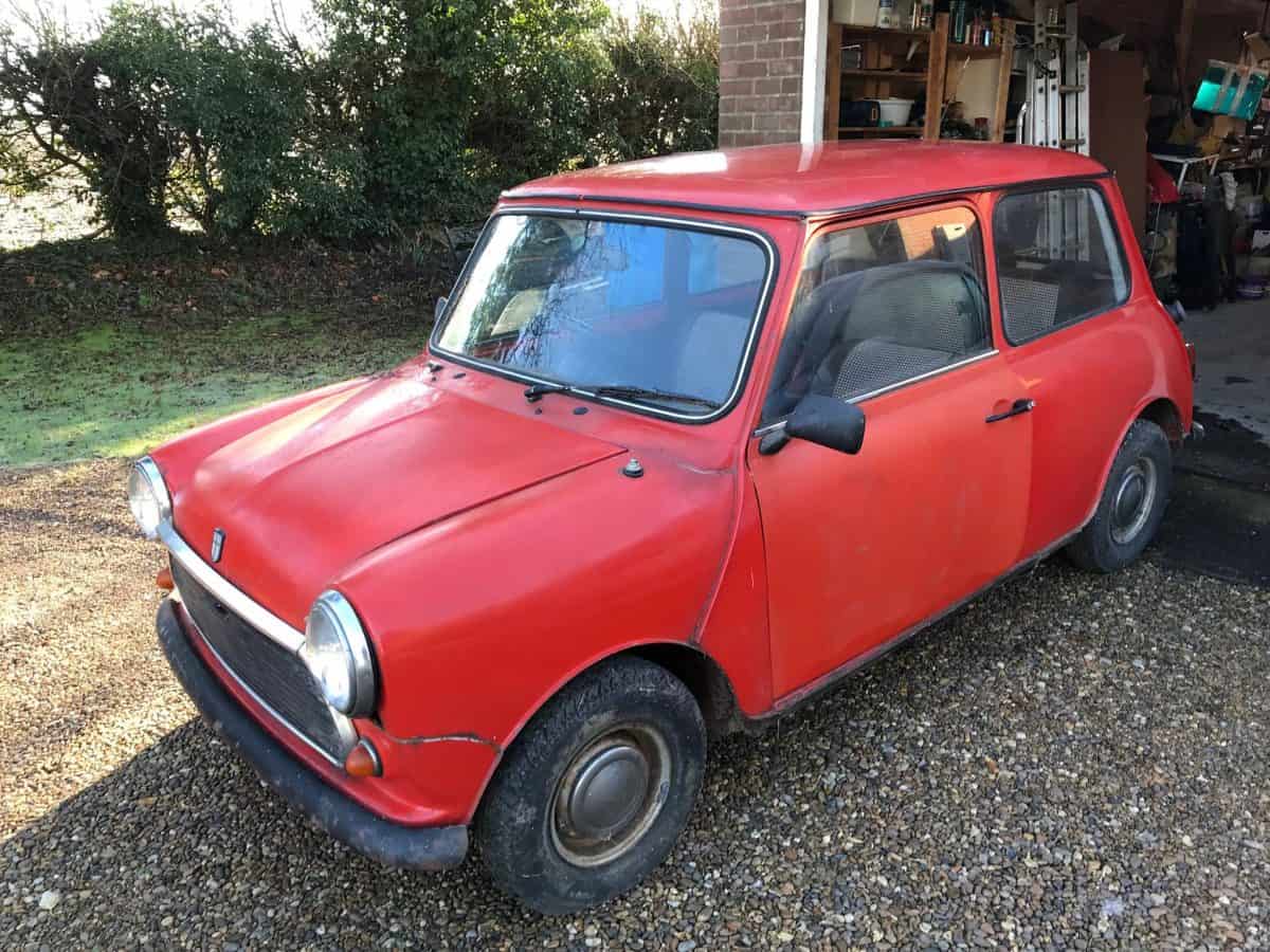 Man reunited with late grandmother’s old Mini after 25 years
