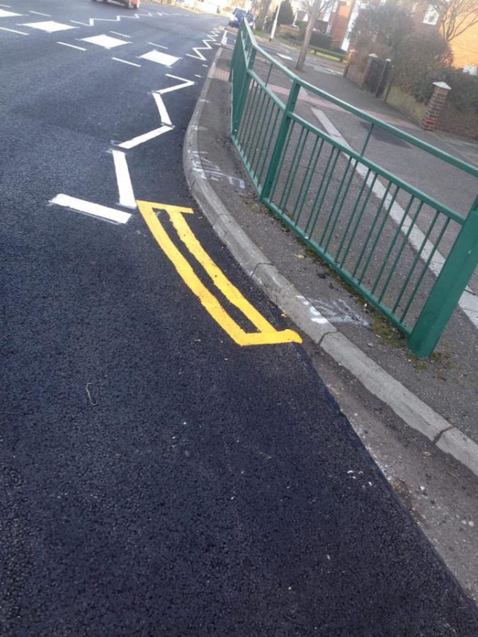Council accused of painting “pointless” double yellow line