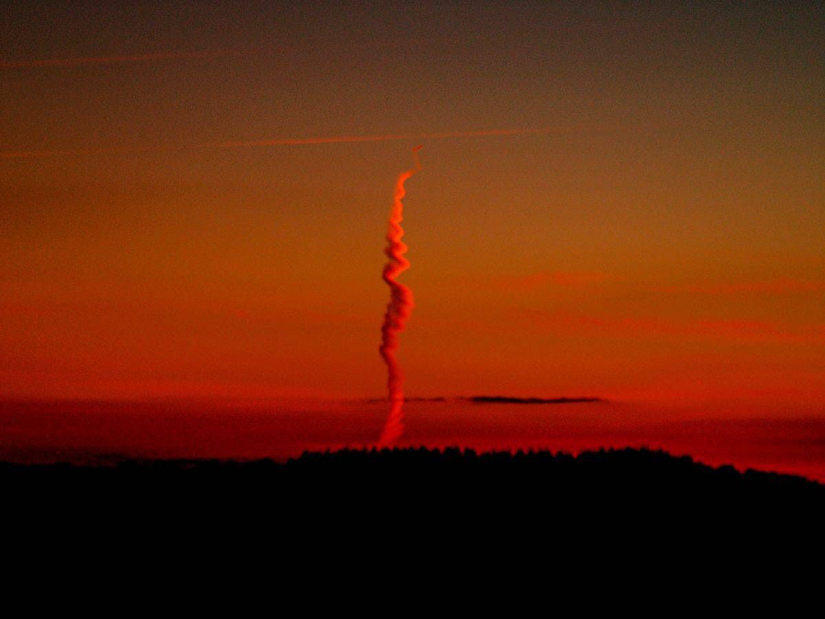 Picture of a weird spiral cloud leaves scientists baffled