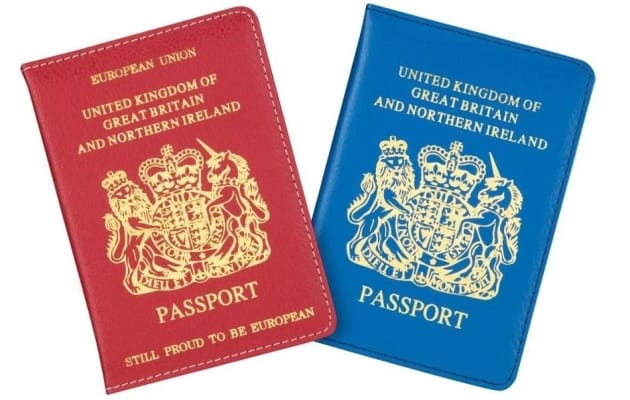 Poundland launches Blue & Red passport covers