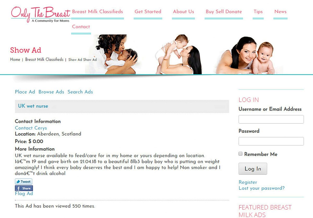 Concerns have been raised as mums buy & sell breast milk online – calling it ‘liquid gold’
