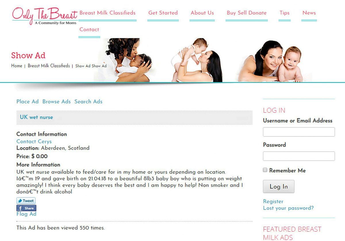 Concerns have been raised as mums buy & sell breast milk online – calling it ‘liquid gold’