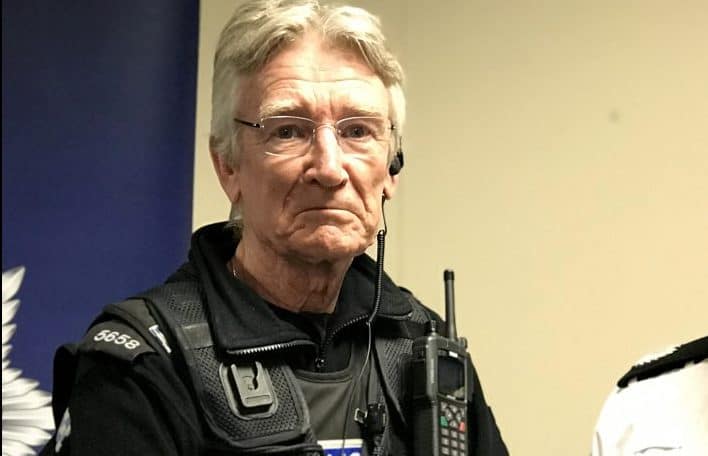 Britain’s oldest copper makes arrest after he chased down suspect – at the age of 74