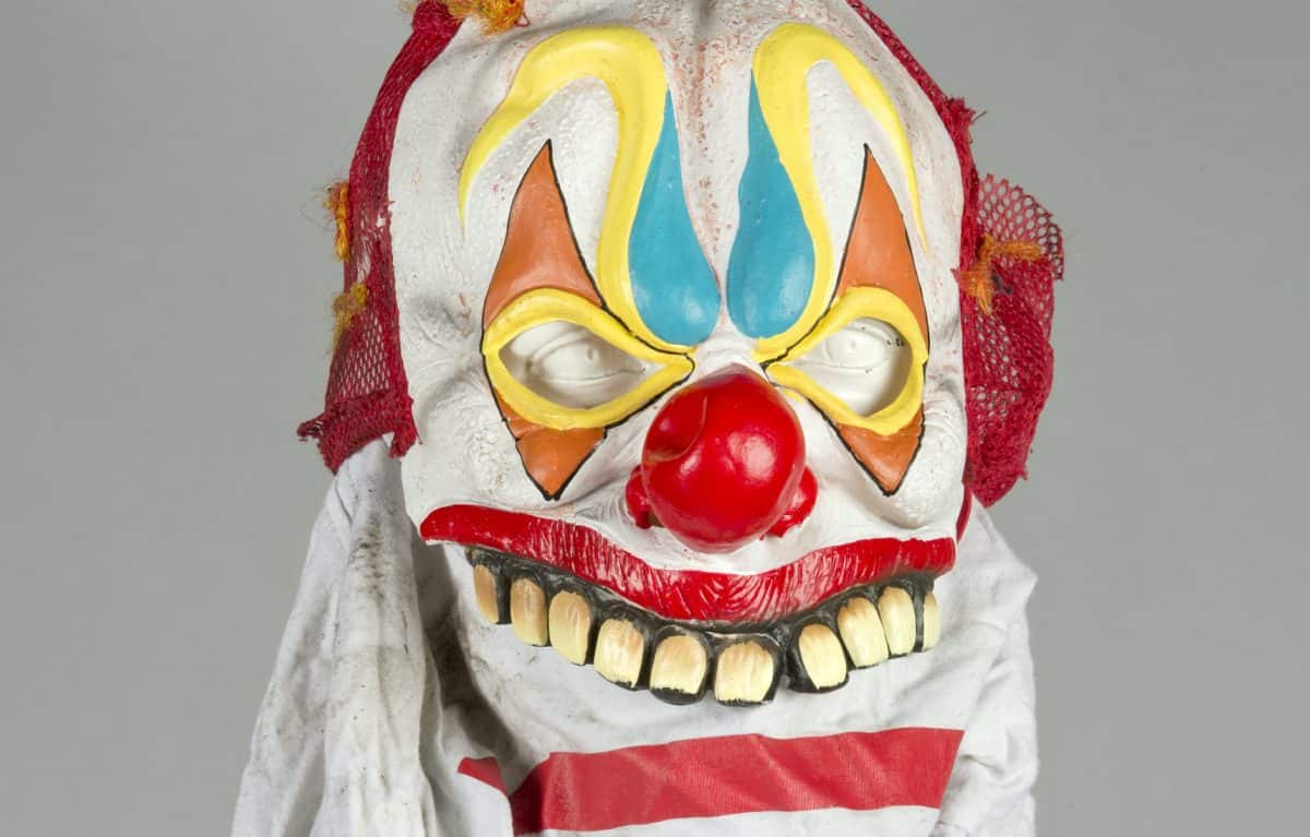 Clown mask worn by the gang Credit: SWNS