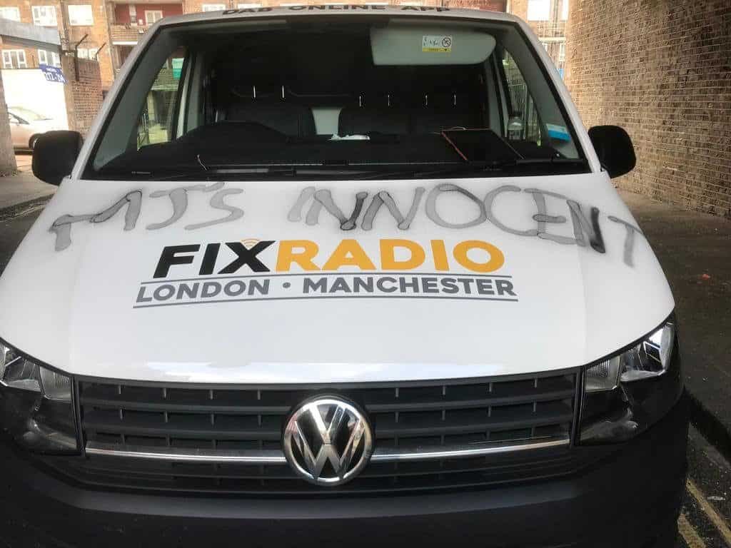 Vandals spray paint ‘MJ’s Innocent’ on van after radio station bans Michael Jackson’s music