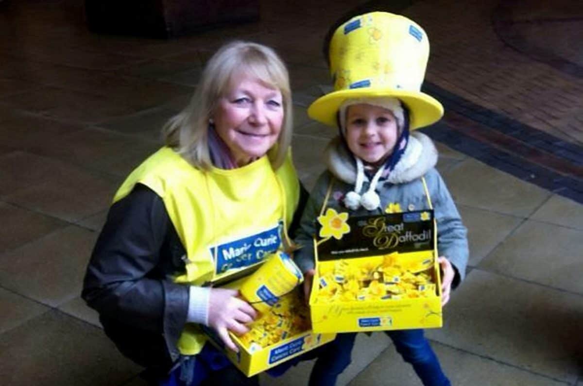Eight-year-old has collected for Marie Curie every year since she was three