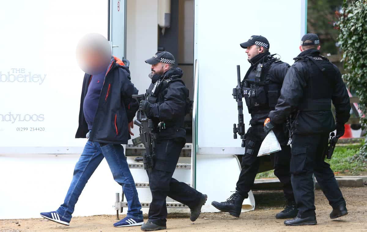 Man arrested by armed police at Cheltenham Festival – on suspicion of carrying a knife