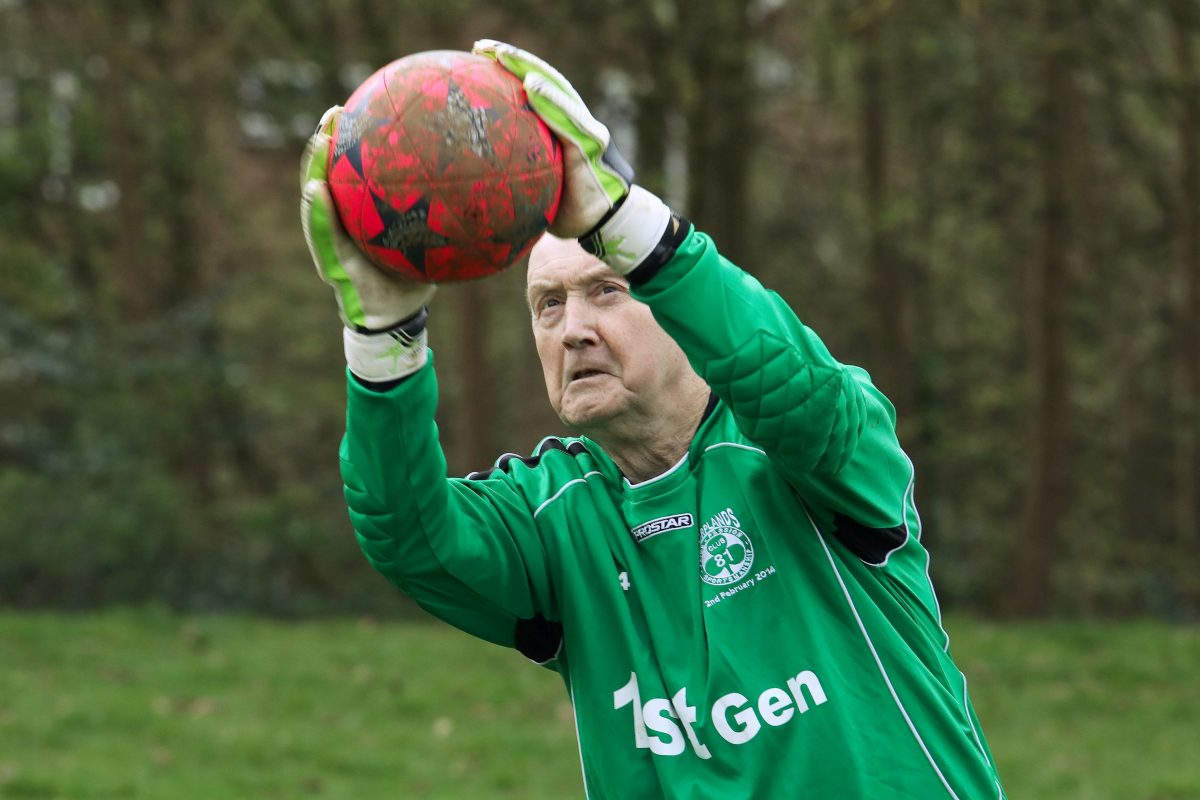 Britain’s oldest goalkeeper still plays for his local club aged 79