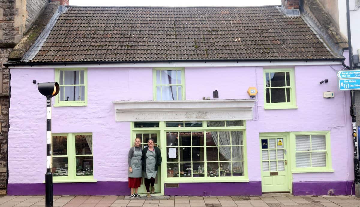 Owners of brightly painted shop in colourful Glastonbury ordered to repaint it in less loud colour