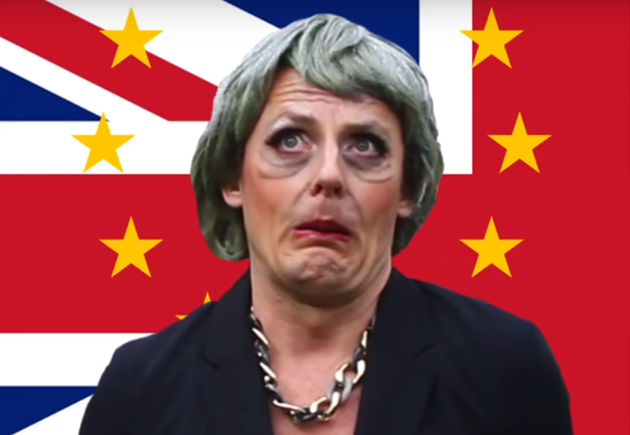 Dutch impersonator mocks Theresa May with viral vid