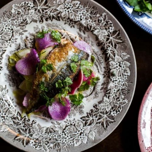 How To Make Mackerel with horseradish crème fraiche & kohlrabi salad