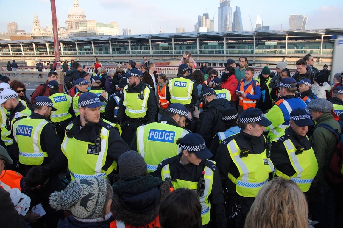 Extinction Rebellion Blackfriars (c) Kay Michael