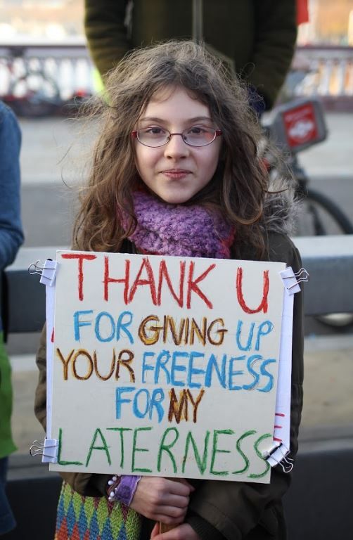 Extinction Rebellion Blackfriars (c) Talia Woodin