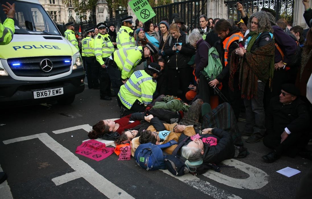 Extinction Rebellion Westminster (c) Francesca E Harris / Extinction Rebellion