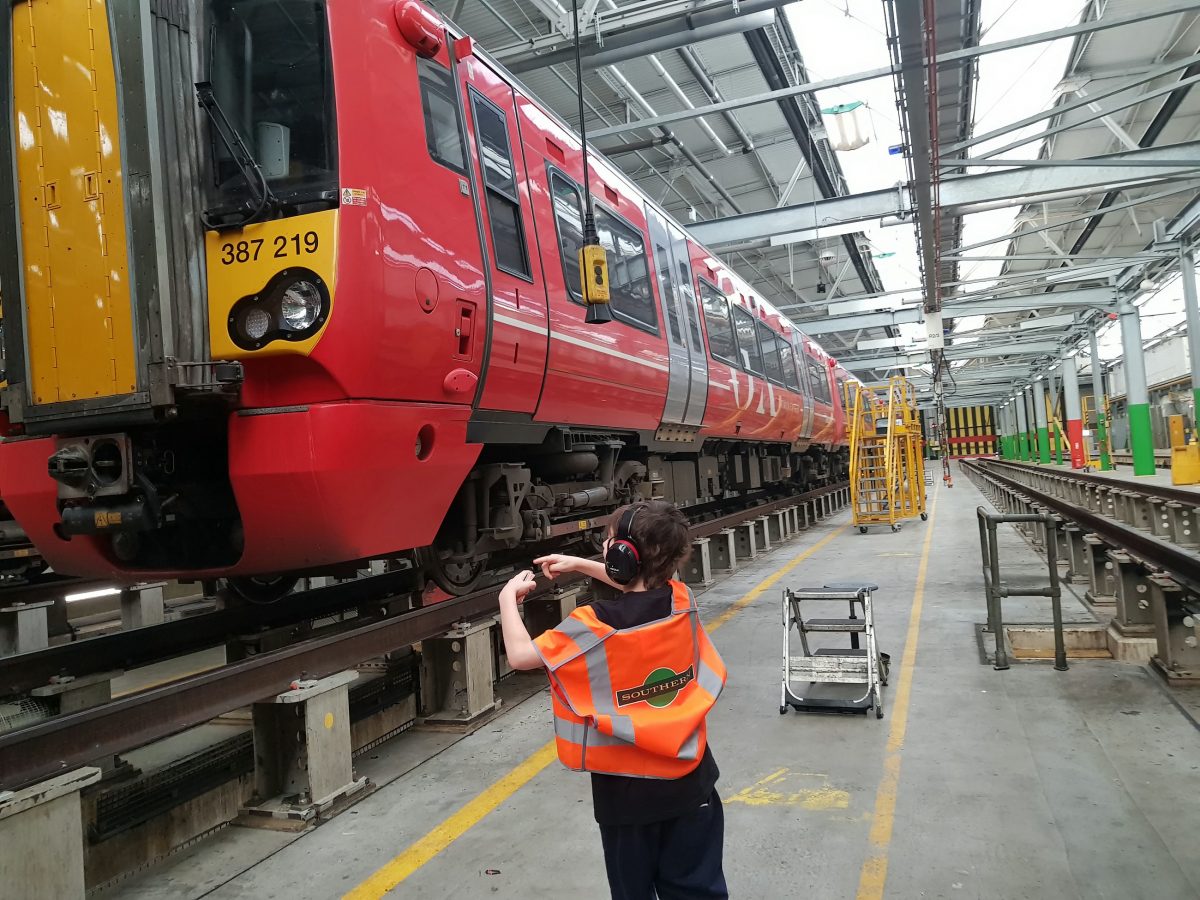 Boy with autism gets dream tour of a rail depot after staff discovered he learned to talk reading train timetables