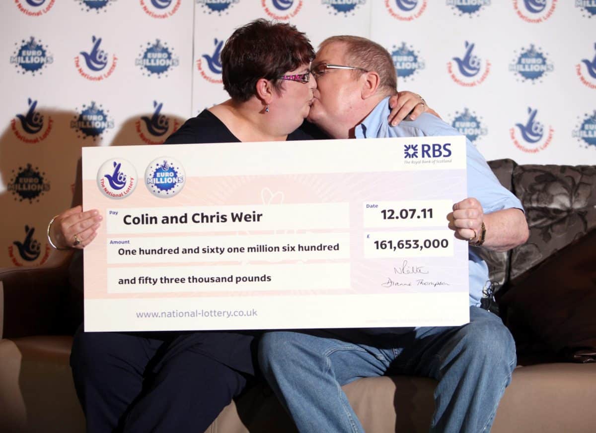 Couple who scooped biggest ever UK lottery win announce intention to divorce