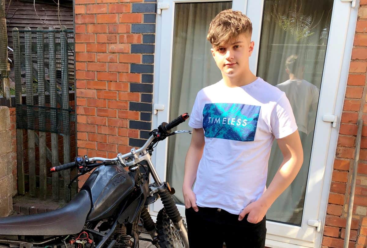 Teenager forced to pay police £150 to return his stolen motorbike