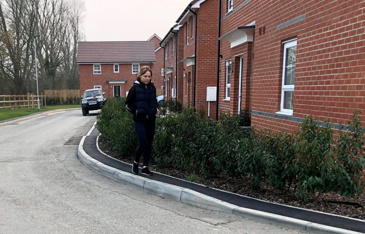 ‘Britain’s most pointless footpath’ built: just 40cm wide