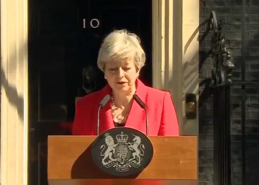 Calls for General Election as Theresa May announces departure date