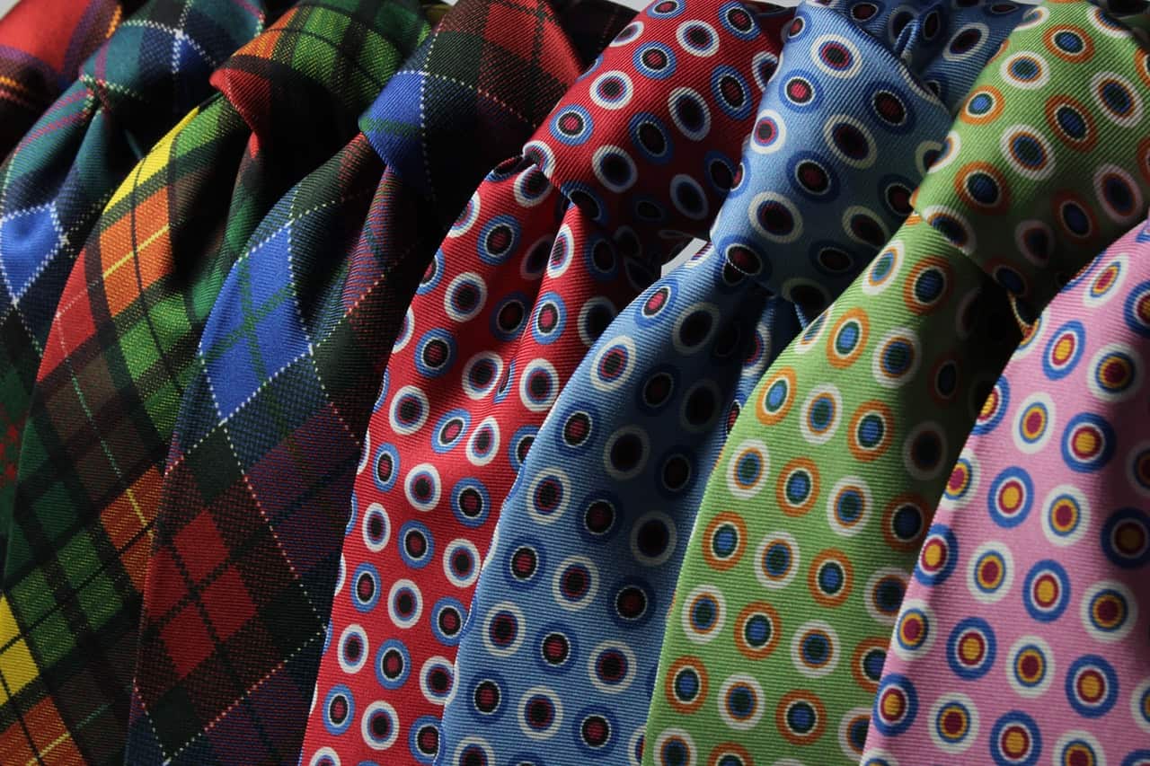Branded corporate woven ties