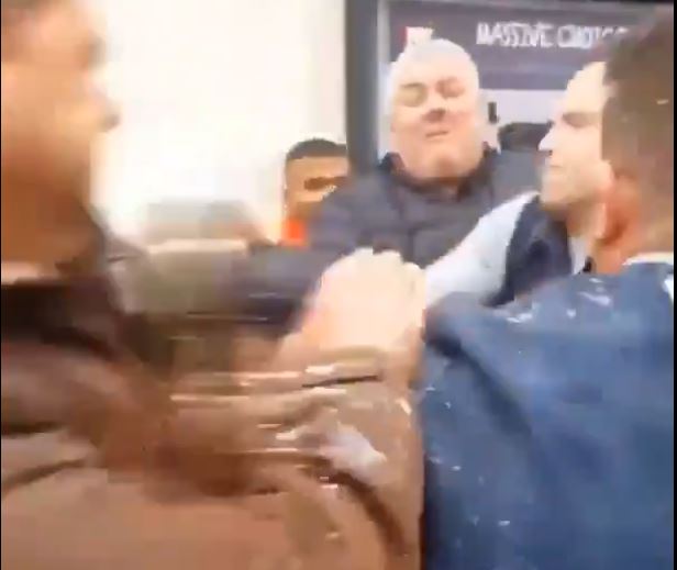 Tommy Robinson pelted with milkshake TWICE on MEP campaign trail