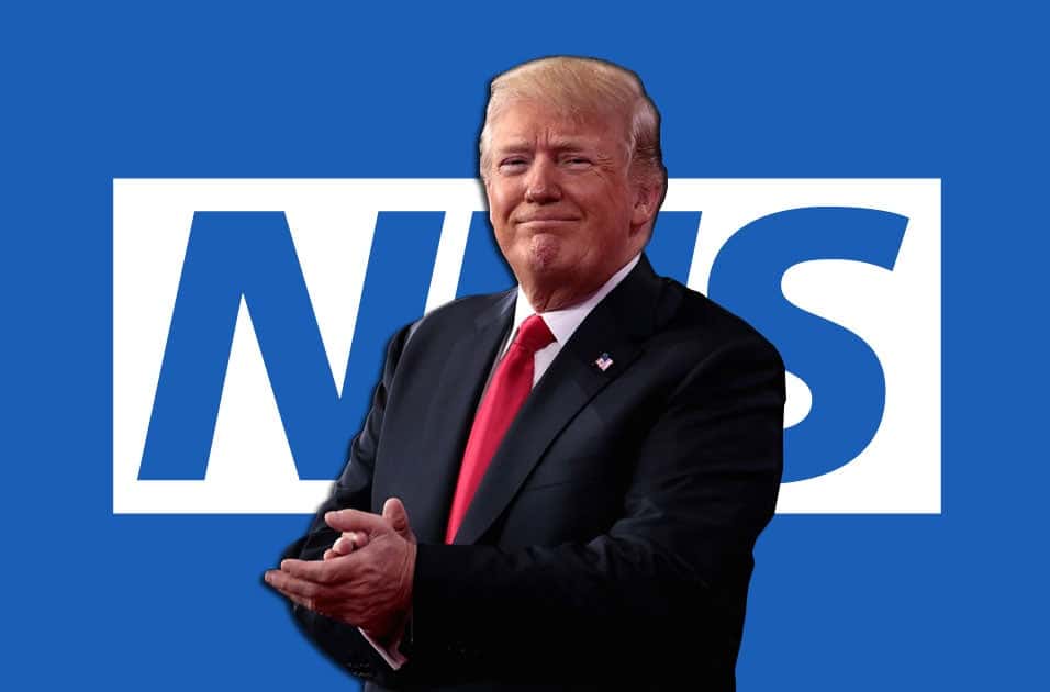 Trump confirms NHS “is on the table” in post-Brexit trade deal