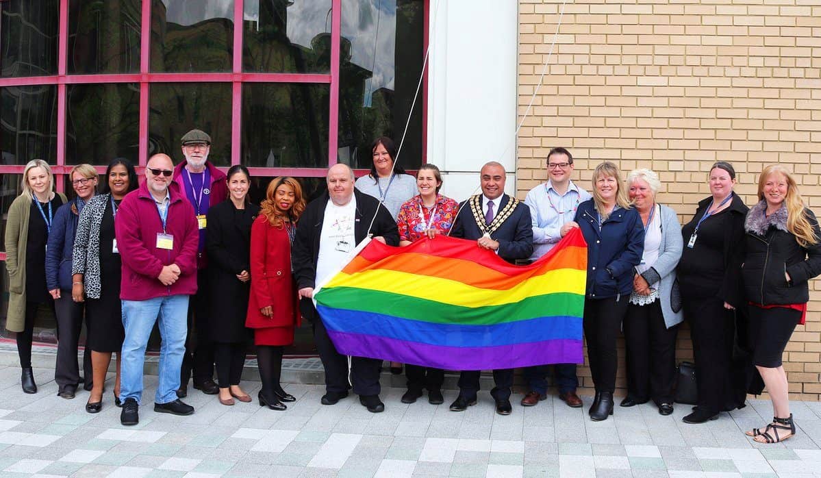 Essex Mayor forced to listen to racist chants as he raises LGBTQ+ flag