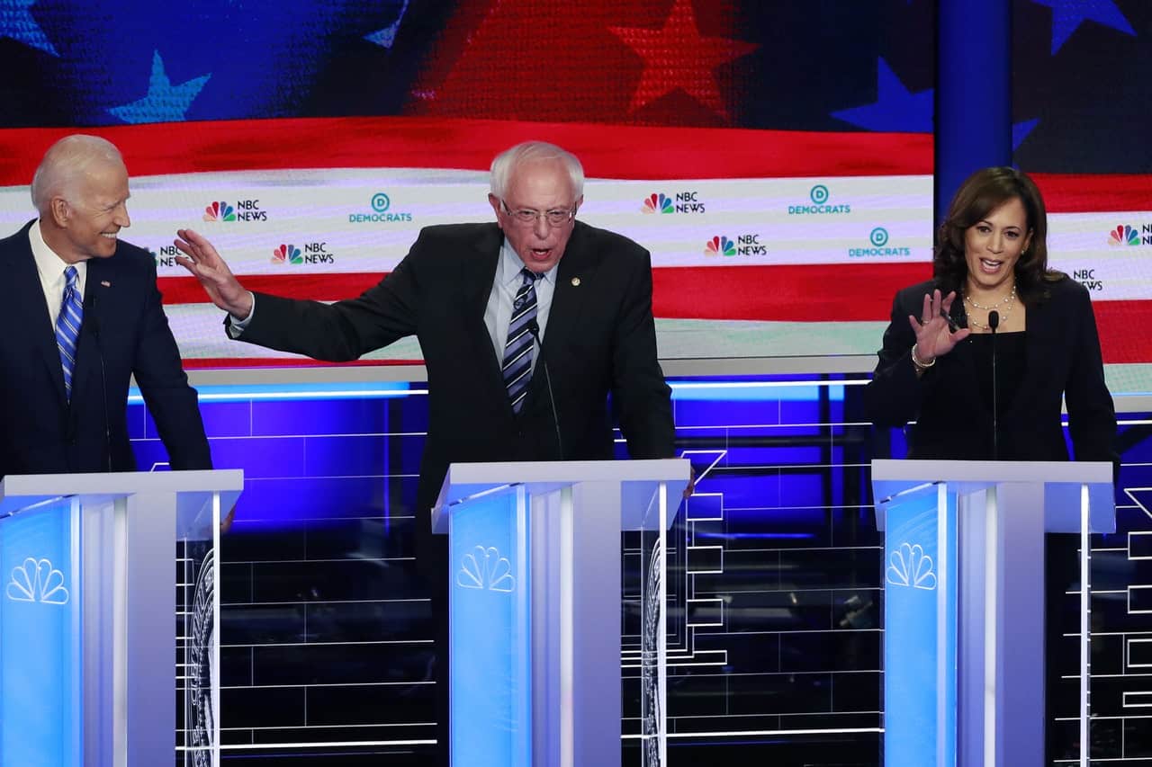 Watch Kamala Harris expose Democrat favourite Joe Biden’s weakness in fiery race row