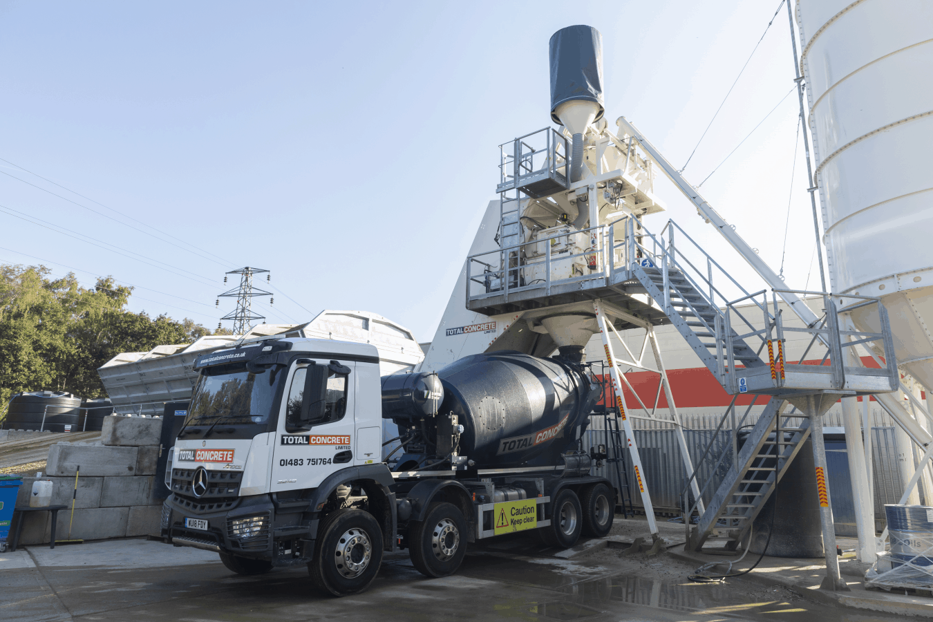 State-of-the-Art Concrete Batching Plant