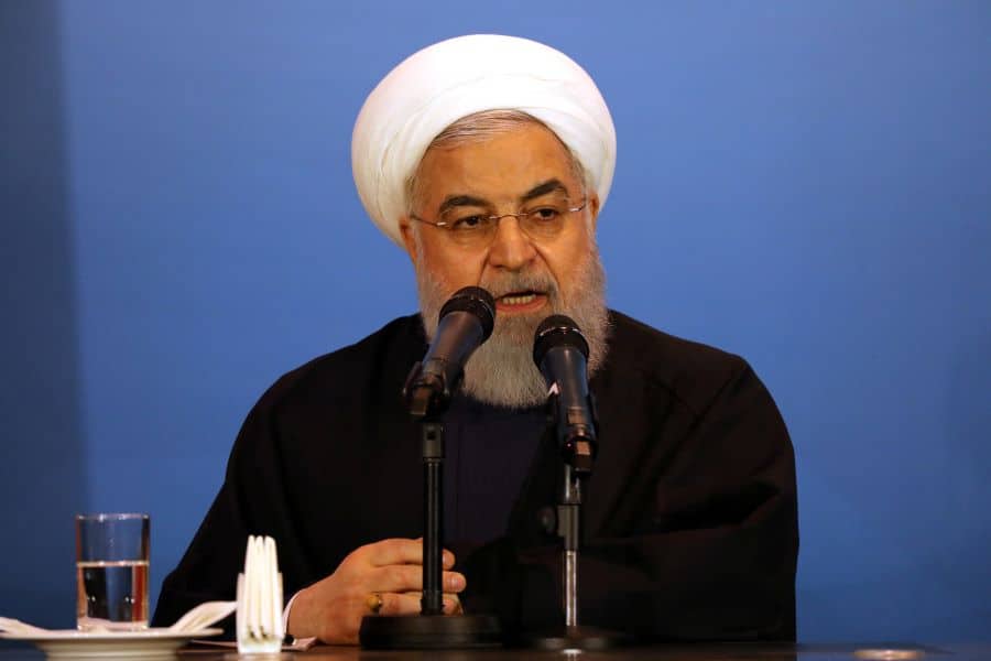 Iran’s Rouhani says U.S. actions threaten Middle East stability