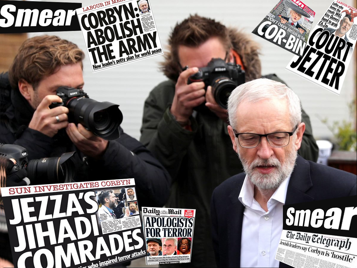 Jeremy Corbyn is the most smeared politician in history