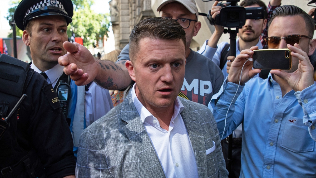 Tommy Robinson’s broadcast ‘subjectively reckless’, judges told