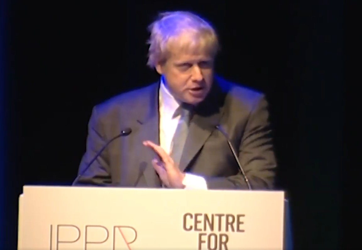 Video of Boris Johnson saying “no government” would bring UK out of single market goes viral