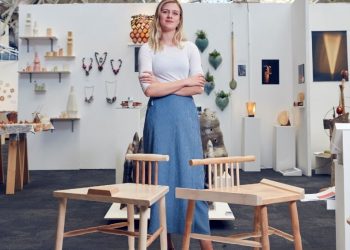 Laila Laurel, 23, won a major award after she created the piece of furniture to stop men from widening their legs and encroaching on other people's personal space.