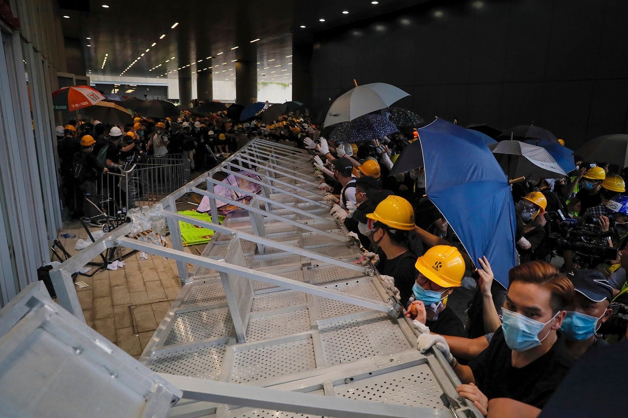 Hong Kong protests ‘trample on the rule of law’, says China