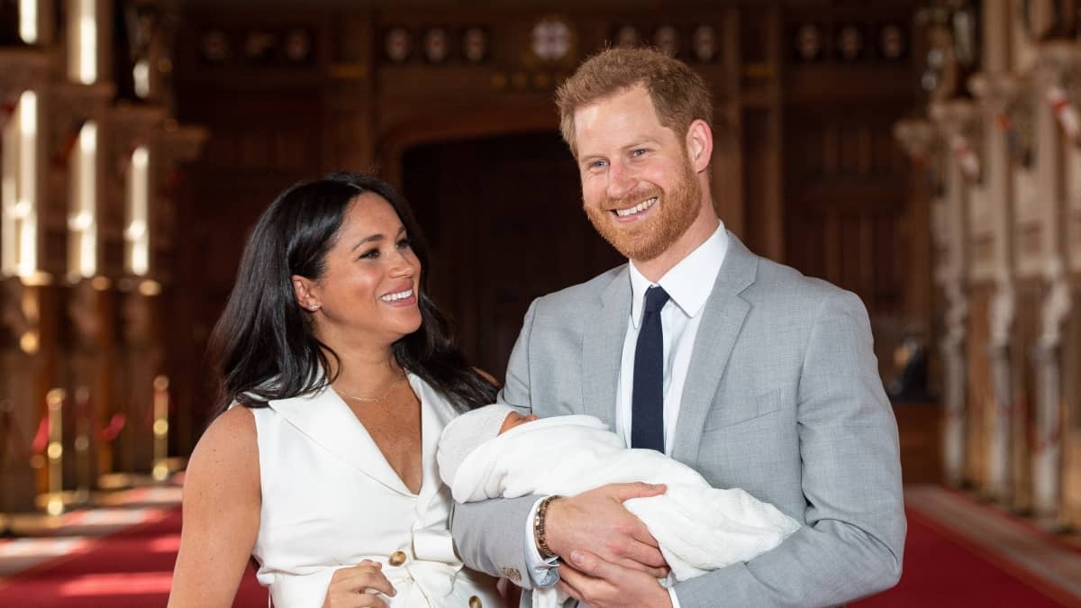 Archie to be christened as Meghan and Harry keep godparents secret